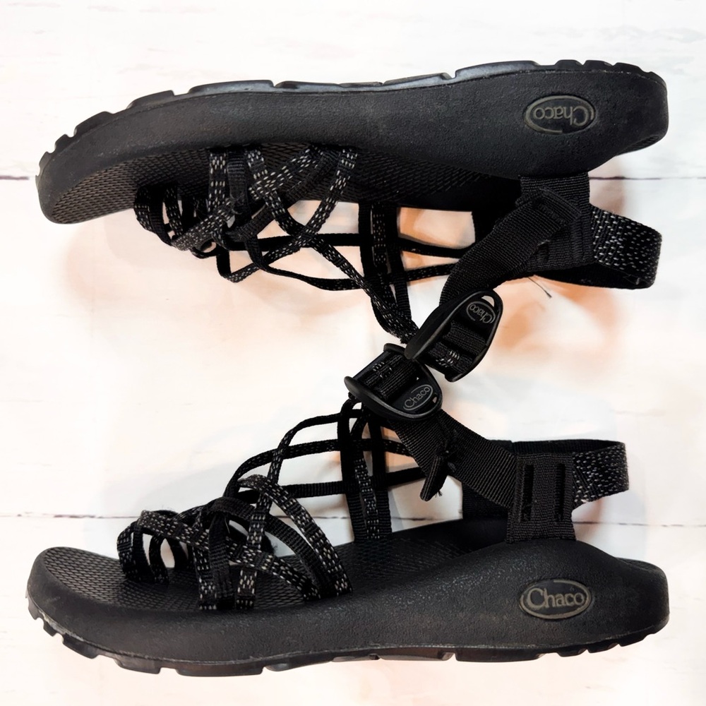 Chaco Women's Black Strappy Sandals